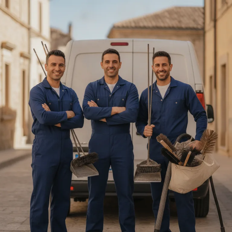Spazzacamino team a Portici